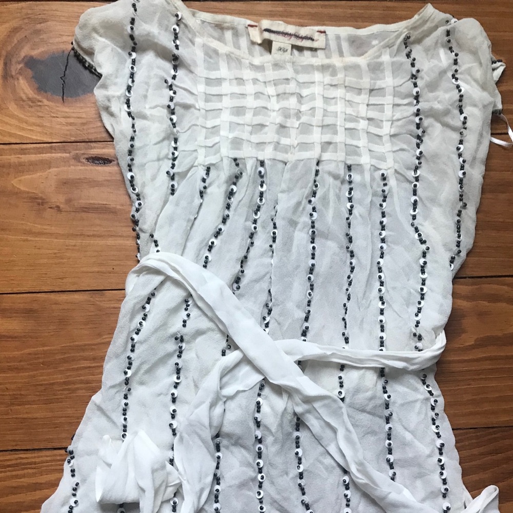 Anthropologie silk blouse